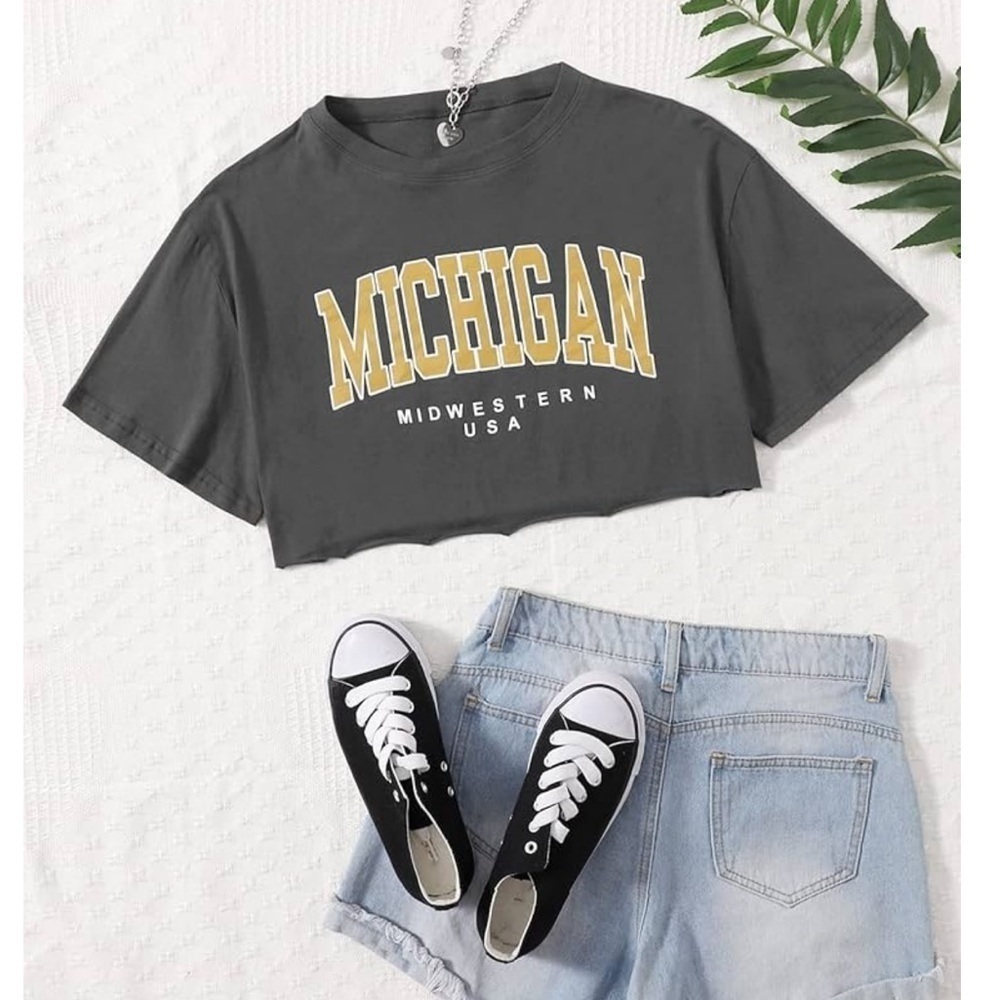 Michigan Crop Top​​​​​​